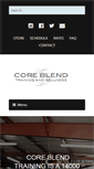 Mobile Screenshot of coreblendtraining.com